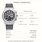 Classic Leather Quartz Men's Watch -  Premium Quality
