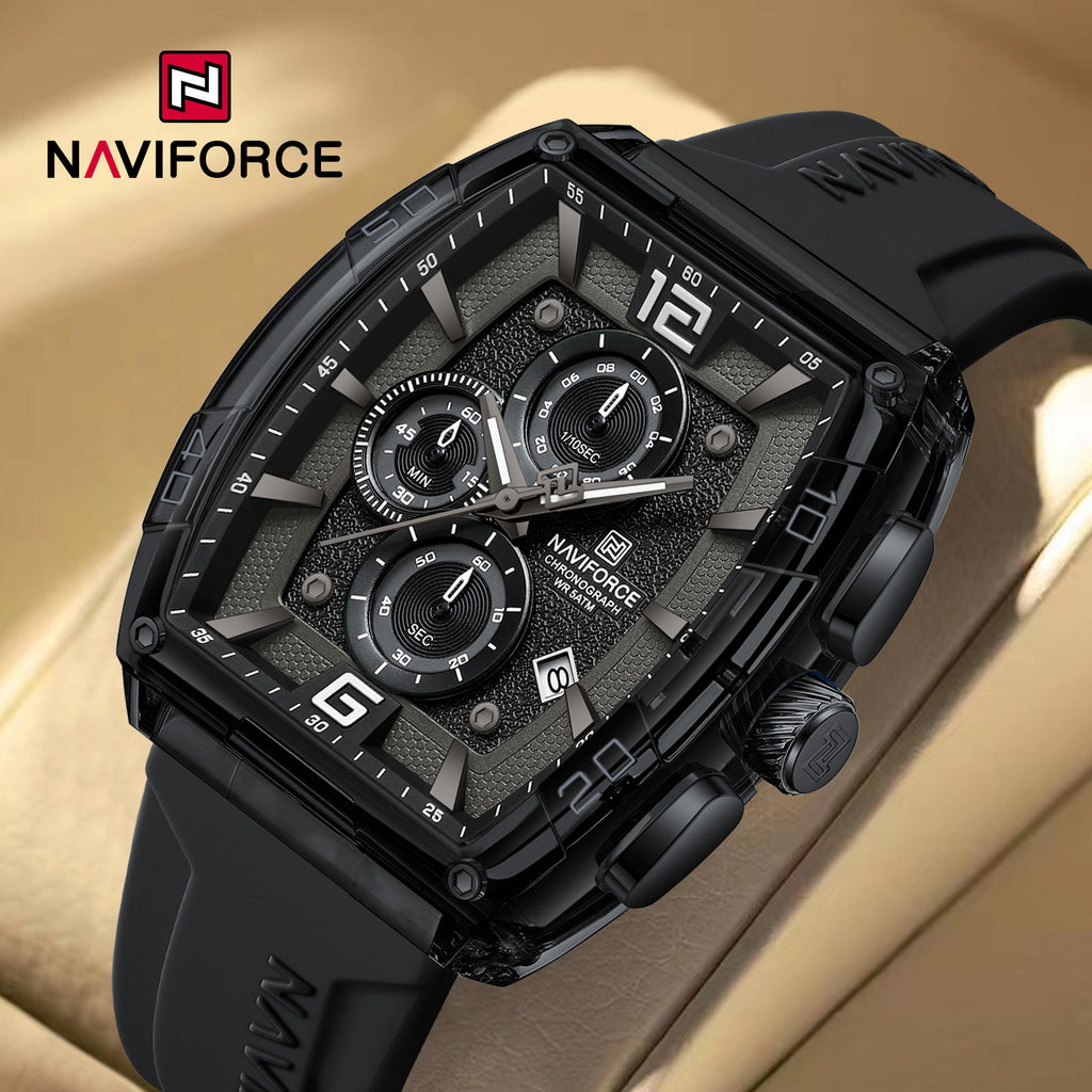 Classic Watch for Ultra Class Men - Black Chronograph Water Resistance Watch
