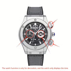 Classic Leather Quartz Men's Watch -  Premium Quality