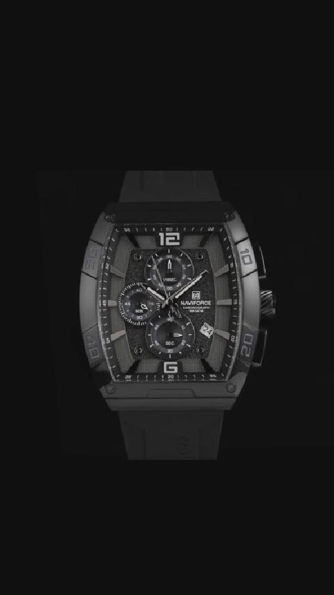 Classic Watch for Ultra Class Men - Black Chronograph Water Resistance Watch